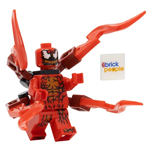 LEGO Superhelden: Carnage Minifigur mit Anhängen und rotem Umhang von LEGO