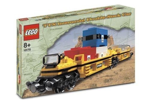 LEGO TTX Intermodel Double-Stack Car Train (10170) by von LEGO