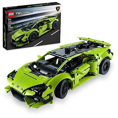 LEGO Technic 42161 Lamborghini Huracán Tecnica Advanced Sportwagen Bauset für Kinder ab 9 Jahren, die gerne konstruieren und exotisches Sportwagen-Spielzeug sammeln von LEGO