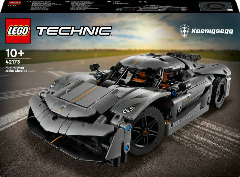 LEGO Technic 42173 Koenigsegg Jesko Absolut Supersportwagen in Grau von LEGO