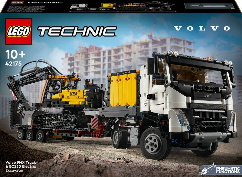 LEGO Technic 42175 Volvo FMX LKW mit EC230 Electric Raupenbagger von LEGO