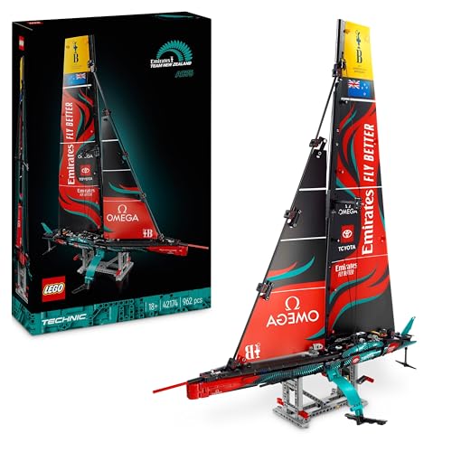 LEGO Technic Emirates Team New Zealand AC75 Rennjacht, Bauset mit Segelboot für Erwachsene, Geschenk für Männer und Frauen, kreative und entspannende Aktivität 42174 von LEGO