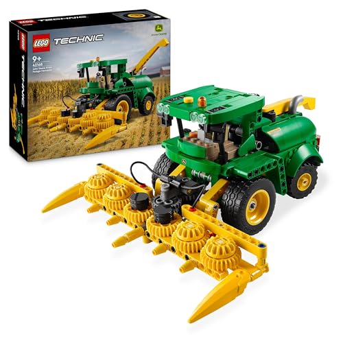 Lego Technic John Deere 9700 Forage Harvester, Traktor-Spielzeug für Kinder, Bauernhof-Set, Fahrzeug-Modell mit realistischen Funktionen, Geschenk für Jungen und Mädchen ab 9 Jahren 42168 von LEGO