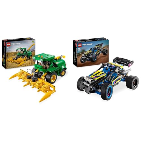 LEGO Technic John Deere 9700 Forage Harvester, Mähdrescher-Spielzeug zum Bauen & Technic Offroad Rennbuggy, Auto-Spielzeug für Kinder von LEGO