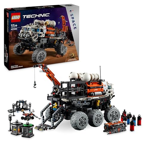 LEGO Technic Mars Exploration Rover, Weltraum-Spielzeug, basiert auf Raumfahrzeugen der NASA, Space Bauset, Spielzeug für Kinder, Geschenk für Jungen & Mädchen ab 11 Jahren 42180 von LEGO