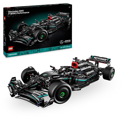 LEGO Technic Mercedes-AMG F1 W14 E Performance Set für Erwachsene, Maßstabsgetreuer Rennwagen-Modellbausatz, Sammlerstücke für Zuhause oder das Büro, Geschenke für Männer, Frauen, ihn oder sie 42171 von LEGO