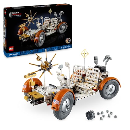 LEGO Technic NASA Apollo Lunar Roving Vehicle (LRV), Mondrover-Modell für Erwachsene; Raumfahrt-Sammlerstück für Wissenschaftsbegeisterte, Geschenke für Erwachsene 42182 von LEGO