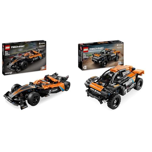 LEGO Technic NEOM McLaren Formula E Race Car, Rennwagen Spielzeug & Technic NEOM McLaren Extreme E Race Car Set, Auto-Spielzeug von LEGO