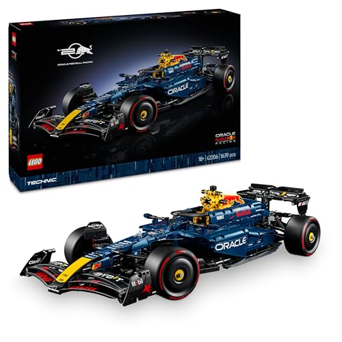 LEGO Technic Oracle Red Bull Racing RB20 F1 Car Model Kit - Collectible Formula 1 Building Set with 1:8 Scale V6 Engine, Gear Box, Steering & DRS - Gift Idea for Adult & Teenage Racing Fans - 42206 LEGO Technic Oracle Red Bull Racing RB20 F1 Car Model Kit - Collectible Formula 1 Building Set with 1:8 Scale V6 Engine, Gear Box, Steering & DRS - Gift Idea for Adult & Teenage Racing Fans - 42206 von LEGO