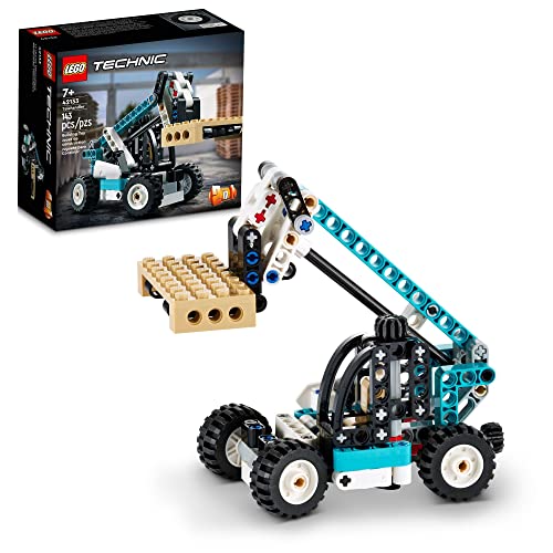 LEGO Technic Telehandler 42133 Model Building Kit; 2-in-1 Toy Designed for Kids Who Love Truck Toys; Rebuilds into a Tow Truck Toy Model; for Ages 7+ (143 Pieces) von LEGO