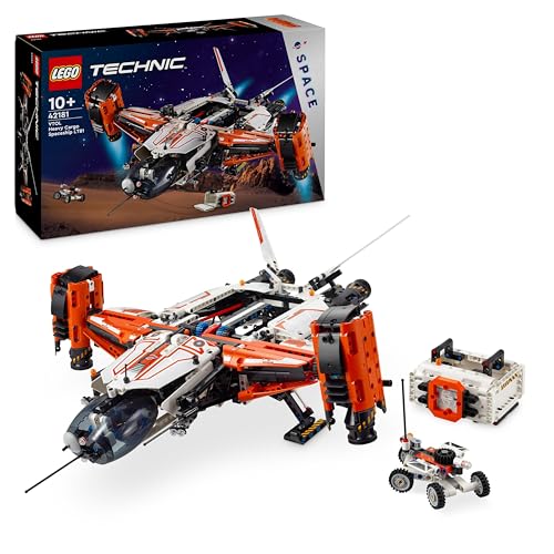 Lego Technic VTOL-Schwerlastraumfrachter LT81, Space Bauset, Weltraum-Spielzeug, Raumschiff, Spielset mit Mini-Rover, Geschenk für Jungen & Mädchen ab 10 Jahren 42181 von LEGO