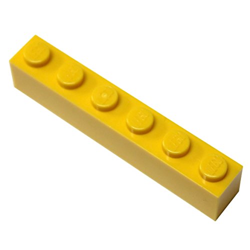 LEGO Teile und Teile: Gelb (hellgelb) 1 x 6 Ziegel x50 von LEGO