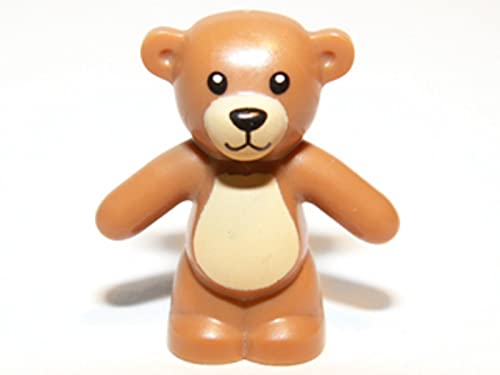 LEGO: Minifig Light Brown Teddy Bear - Boy/Girl Friends Minifigure Toy Animal (Very Small) von LEGO