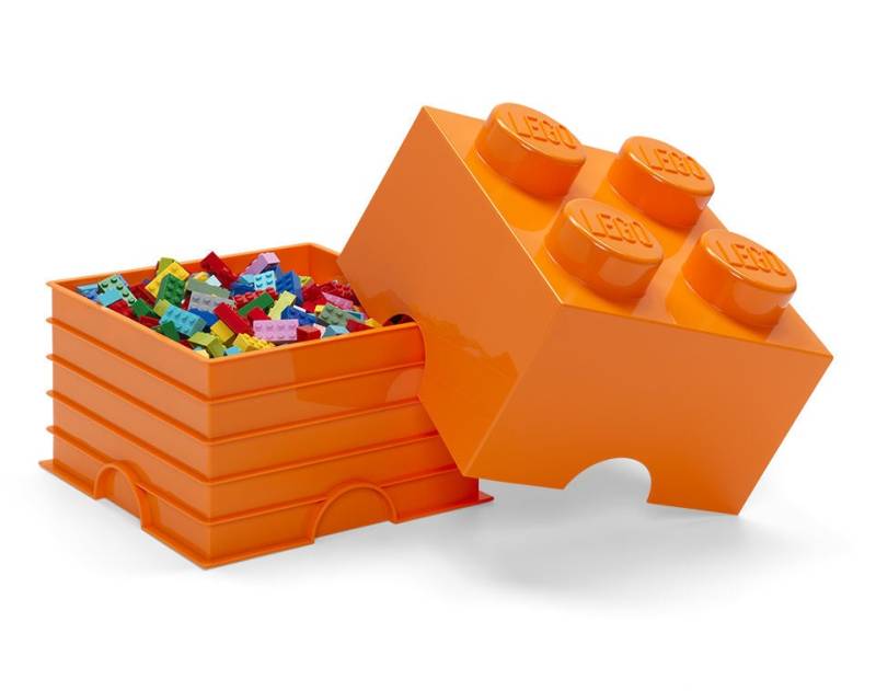 Lego Aufbewahrung 4, Orange von LEGO