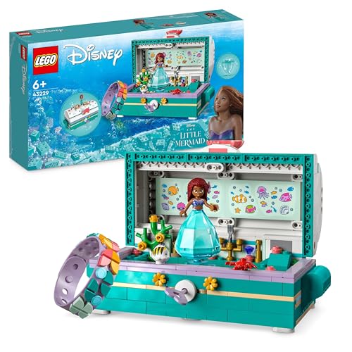 Lego Disney Prinzessin 43229 Arielles Schatztruhe, 370 Teile von LEGO