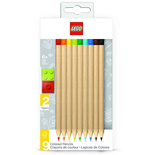 Lego LE51515 - Buntstifte 9er Set mit 2 Bausteintoppern Lego LE51515 - Buntstifte 9er Set mit 2 Bausteintoppern von LEGO