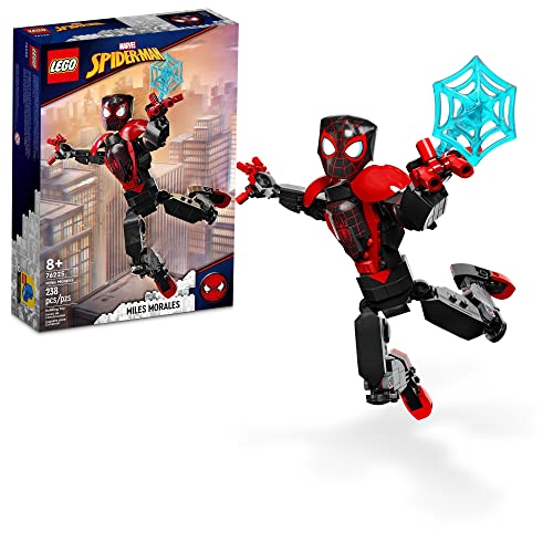 Lego Marvel Miles Morales Figure Set, 76225 Fully Articulated Spider-Man Action Toy, Super Hero Movie Collectible, Birthday Gift Idea for Kids von LEGO