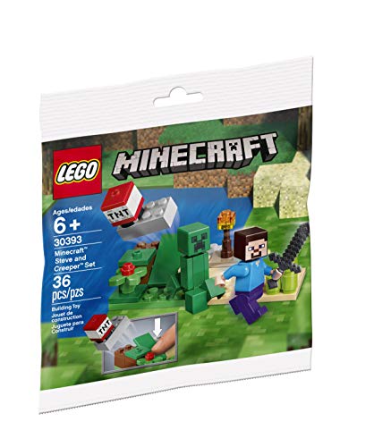 Lego Minecraft Steve und Creeper Polybag Set 30393 (Eingesackt) Spielzeug von LEGO