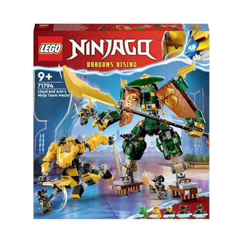 Lego Ninjago 71794 The Ninjas Lloyd und Arin Robot Team, Ninja Toy für Kinder Lego Ninjago 71794 The Ninjas Lloyd und Arin Robot Team, Ninja Toy für Kinder von LEGO