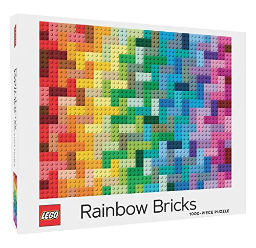 LEGO 9781797210728 Rainbow Bricks Other Puzzle, Multi-Colored, 1 EA von Chronicle Books