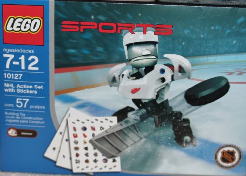 Lego Sports 10127 - NHL Action Set mit Aufklebern, 57 Teile von LEGO