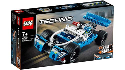 Technic Lego Polizei-Verfolgung Auto 42091 Bauset, Neu 2019 (120 Teile) von LEGO