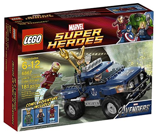 enthält 3 Minifiguren: Iron Man, Loki und Hawkeye – Lego Loki Cosmic Cube Escape 6867 enthält 3 Minifiguren: Iron Man, Loki und Hawkeye – Lego Loki Cosmic Cube Escape 6867 von LEGO