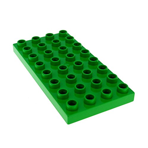 hellgrüne Burg Grundplatte hell grün 8 x 4 Noppen Platte Lego Duplo D16 von LEGO