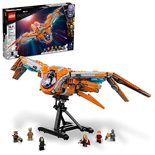 lego Marvel The Guardians’ Ship 76193 Space Battleship Building Kit; 6 Minifigures Include Star-Lord and Thor; New 2021 (1,902 Pieces) von LEGO