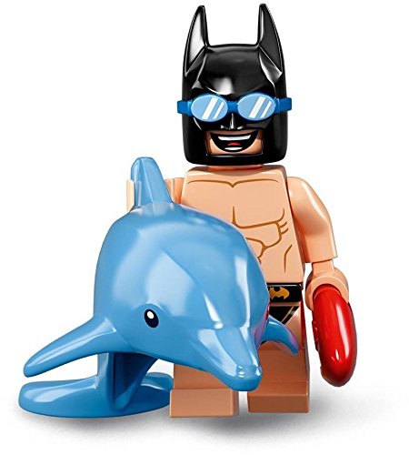 the Lego batman Film Serien 2 Minifigur - 71020 - Satz Rücksack Zip (Badeanzug batman) von LEGO