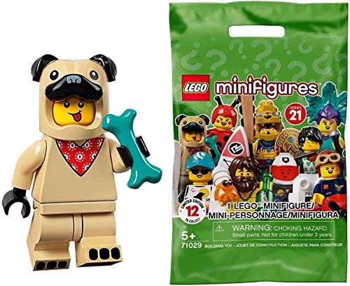 LEGO 71029 - Sammelfiguren Minifiguren Serie 21 - Mops Kostüm Kerl von LEGO