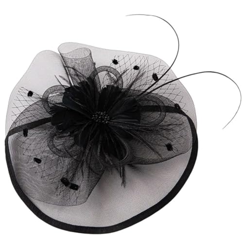 LEIDJGUN 1920er Jahre Blume Haarspange für Frauen Flapper Kopfbedeckung Kopfbedeckung für Party Party Elegant Große Blume von LEIDJGUN