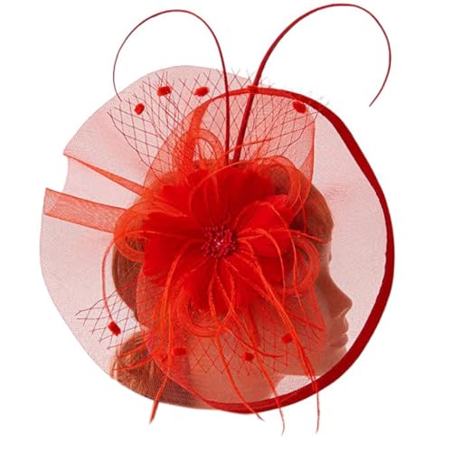 LEIDJGUN 1920er Jahre Blume Haarspange für Frauen Flapper Kopfbedeckung Kopfbedeckung für Party Party Elegant Große Blume von LEIDJGUN