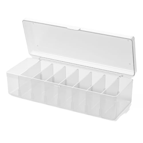 LEIDJGUN Card Divider Box Spielkartenlagerbox Clear Card Deck Case Organisatoren Trading Card Collection Kartenbox von LEIDJGUN