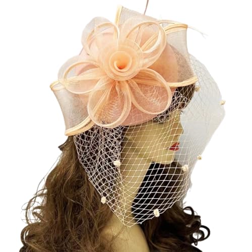 LEIDJGUN Flapperhut für Damen, Fascinator, Party, Haarnadel, Pferderennen, Kopfschmuck für Cocktailpartys, Maskerade, französischer Hut von LEIDJGUN