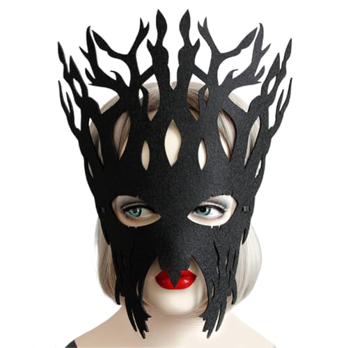 LEIDJGUN Halloween-Filzgesicht für Kinder, Damen, Herren, Cosplay-Partys, Filz, Cosplay, Maskerade, Verkleidung von LEIDJGUN