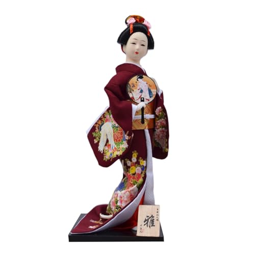 LEIDJGUN Japanische Kimono Figur Sushi Shop Restaurant Dekoration Zur Verbesserung Der Essfläche Dekoration Kimono Mädchen von LEIDJGUN