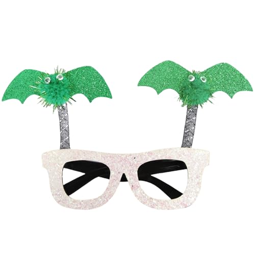 LEIDJGUN Lustige Halloween-Brille mit Fledermausflügeln für Kinder und Erwachsene, Festival-Thema, Cosplay-Brille, Party-Dekoration, Neuheit Brillen von LEIDJGUN