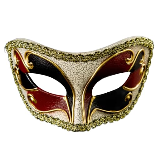 LEIDJGUN Maskerade Gesicht für Damen Herren Halloween Maskerade Cosplay Halloween Augenmaske Kostüm Dekoration Halbgesicht von LEIDJGUN