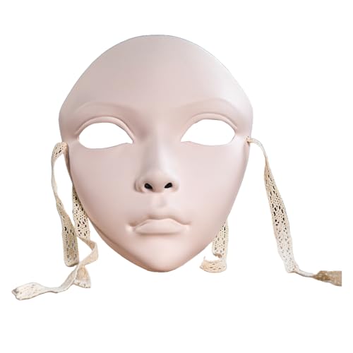 LEIDJGUN Masquerade Maske Hand Bemalte Maske Vollgesichts Maske Halloween Cosplay Maske Für Frauen Männer Cosplay Themen Partys Fotografie von LEIDJGUN