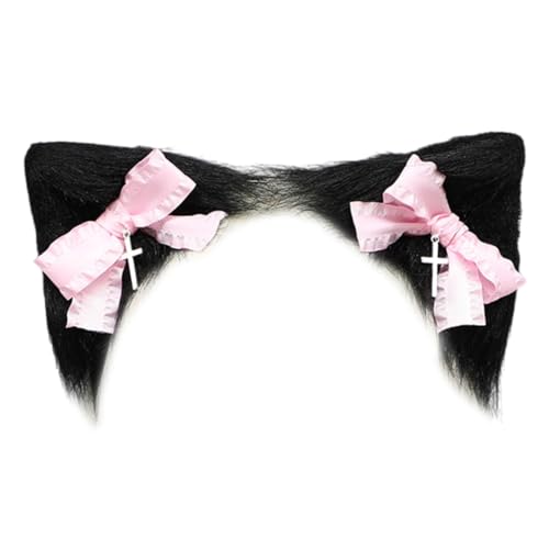 LEIDJGUN Punk-Tierohr-Haarspange, Anime-Haarspangen, für Damen und Mädchen, Subkulturen, Haarnadel, Cosplay, Party, Requisiten, Seitenclip für Halloween von LEIDJGUN