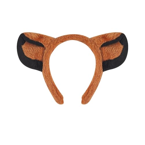 LEIDJGUN Tierschwanz für Kinder, mit Stirnband, Nase, Handschuhe, Rock, Fliege, Halloween, Tierkostüm, Zubehör für Jungen, Mädchen, Cosplay von LEIDJGUN