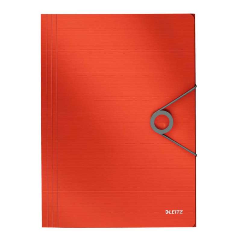 LEITZ Eckspanner / Ordnungsmappe Solid DIN A4, Sets Einzeln, Ausführung 3-Fächer, Farbe hellrot LEITZ Eckspanner / Ordnungsmappe Solid DIN A4, Sets Einzeln, Ausführung 3-Fächer, Farbe hellrot von LEITZ