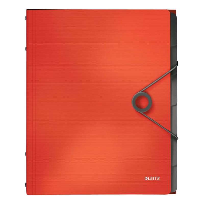 LEITZ Eckspanner / Ordnungsmappe Solid DIN A4, Sets Einzeln, Ausführung 6-Fächer, Farbe hellrot LEITZ Eckspanner / Ordnungsmappe Solid DIN A4, Sets Einzeln, Ausführung 6-Fächer, Farbe hellrot von LEITZ