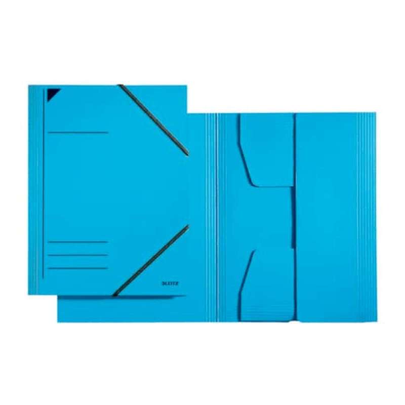 LEITZ Sammelmappe Karton DIN A4 mit Gummizug, Sets Einzeln, Farbe blau LEITZ Sammelmappe Karton DIN A4 mit Gummizug, Sets Einzeln, Farbe blau von LEITZ