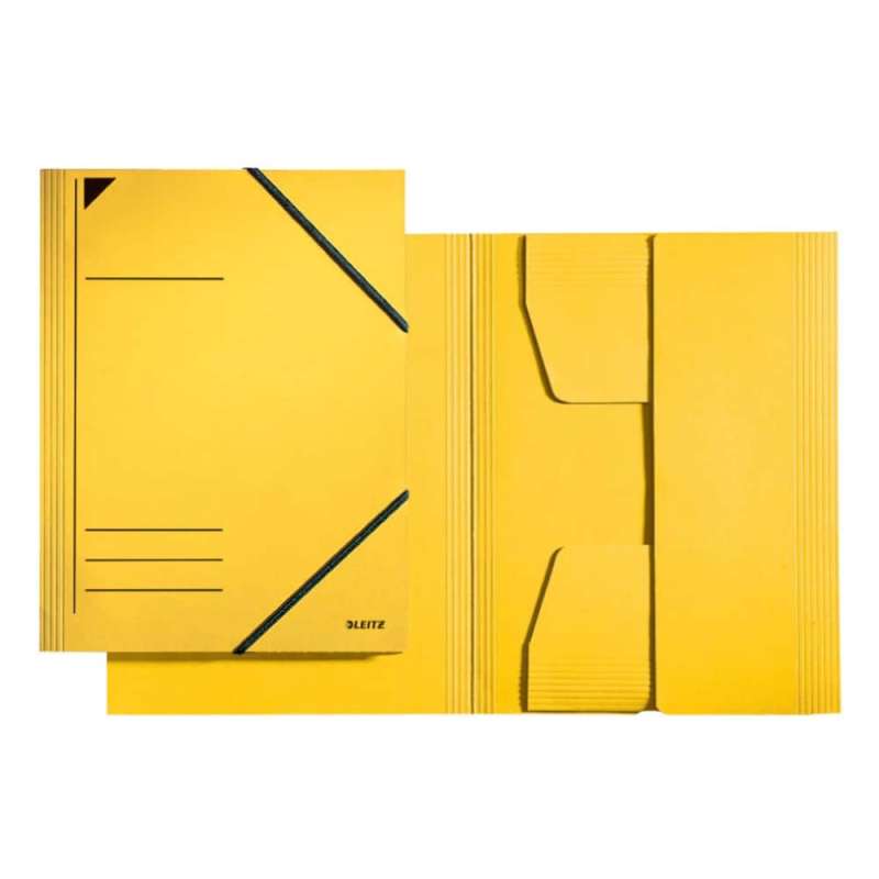 LEITZ Sammelmappe Karton DIN A4 mit Gummizug, Sets Einzeln, Farbe gelb LEITZ Sammelmappe Karton DIN A4 mit Gummizug, Sets Einzeln, Farbe gelb von LEITZ