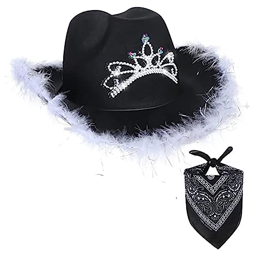 LEJIAJU Brille, Bandana, Bandana, Party-Requisiten, Cowgirl, Cosplay, für Frauen, Party, Brautparty von LEJIAJU