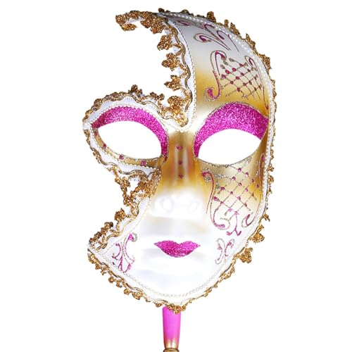 LEJIAJU Maskerade Halloween Cosplay Halbe Maskerade Halbe für Halloween Kostüm Maskerade Party Abschlussbälle von LEJIAJU