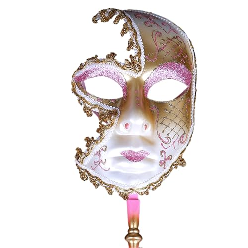 LEJIAJU Maskerade Halloween Cosplay Halbe Maskerade Halbe für Halloween Kostüm Maskerade Party Abschlussbälle von LEJIAJU