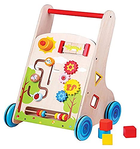 LELIN TOYS 31302 Lelin Toys-Lauflernwagen-7-1, Multi Color, Natural LELIN TOYS 31302 Lelin Toys-Lauflernwagen-7-1, Multi Color, Natural von New Classic Toys